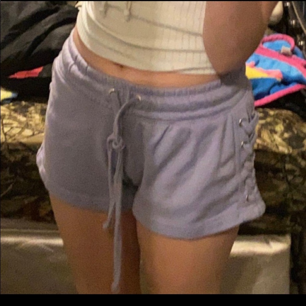 Purple shorts